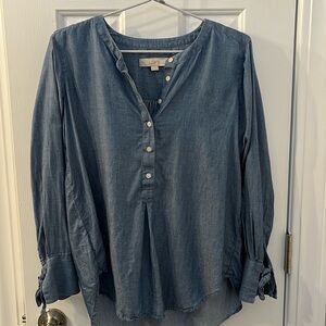 Loft chambray Tops